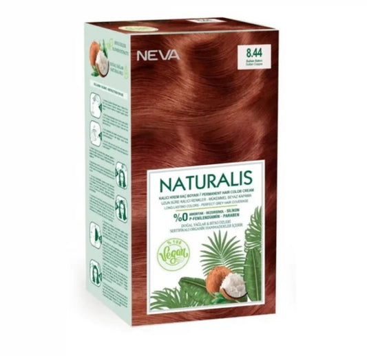 Neva Neva, Naturalis, Permanente Haarfarbe, 8.44 Dark Copper, 150 ml Regular