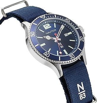 NAUTICA NAPABS904 Date - Case: 43 mm Armbanduhr 43 mm Gold ansicht-2