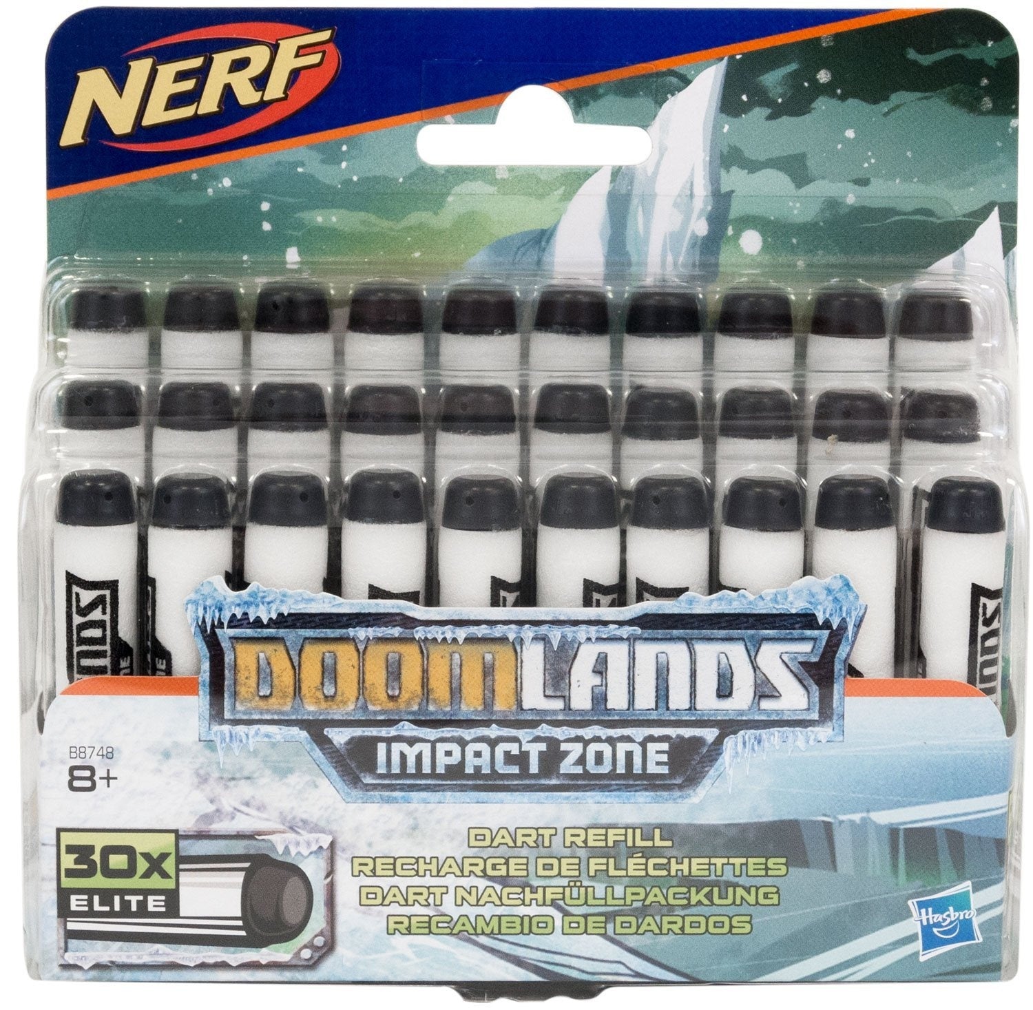 Nerf Setzen, Nerf, DoomLands Impact Zone, Nachfüllen, Darts, Für Jungen, 8+ jahre, 30 stk Regular
