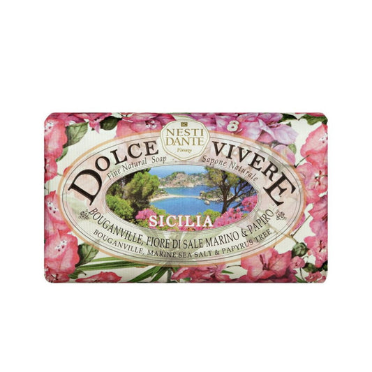 Nesti Dante Nesti Dante, Dolce Vivere Sicilia, Pomegranate & Blackcurrant, Beruhigend, Seifenstück, 250 g Regular