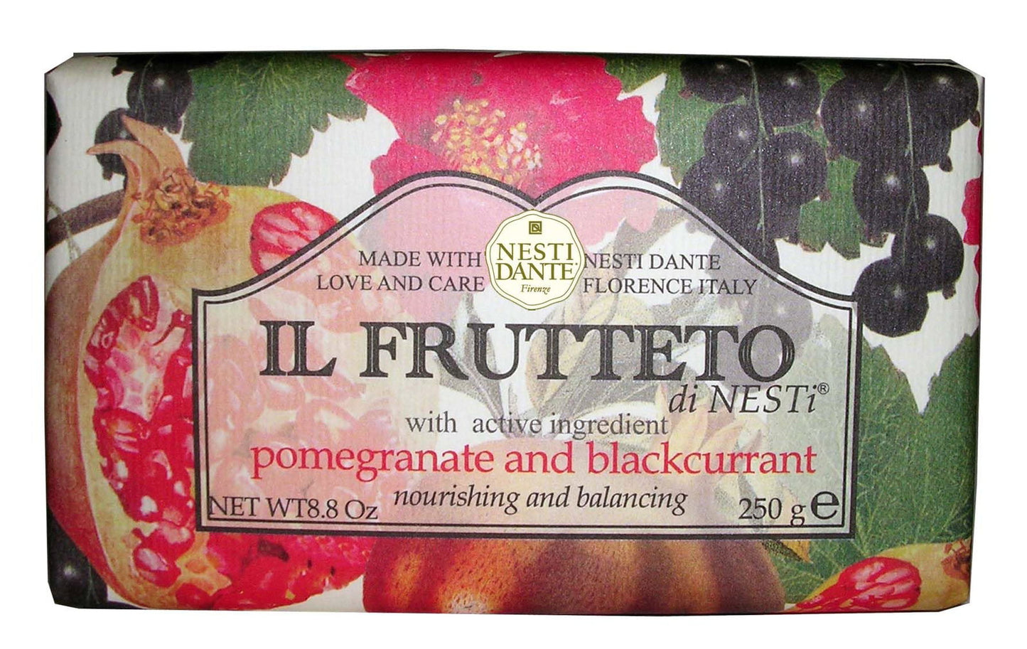 Nesti Dante Nesti Dante, Il Frutteto, Pomegranate & Blackcurrant, Beruhigend, Seifenstück, 250 g Regular