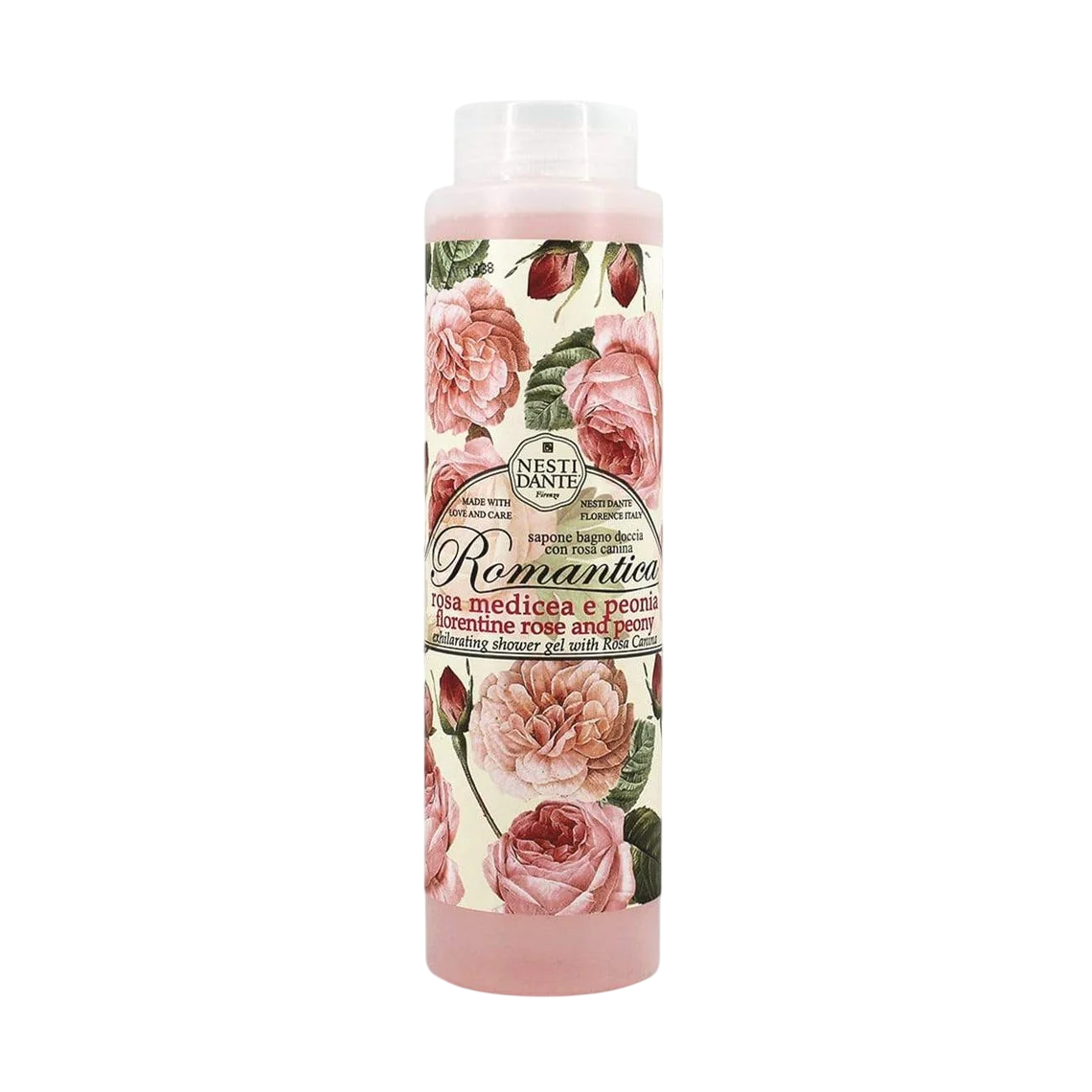 Nesti Dante Nesti Dante, Romantica, Rose & Peony, Cleansing & Softening, Duschgel, Alle Hauttypen, 300 ml Regular
