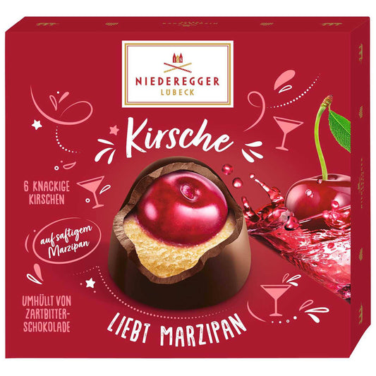 Niederegger Kirsche auf Marzipan 108g - Candyshop.ch