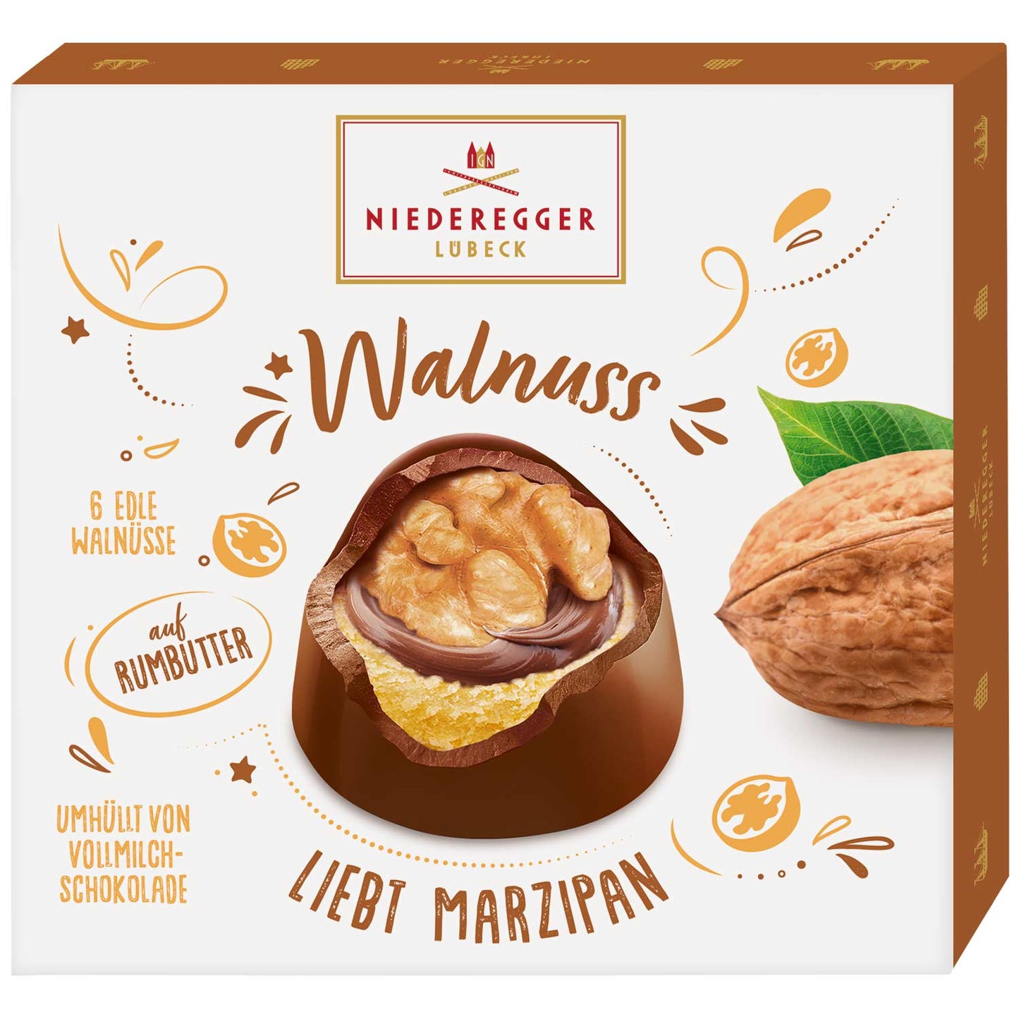 Niederegger Walnuss liebt Marzipan 102g - Candyshop.ch