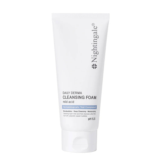 Nightingale Nightingale, Daily Derma, Reinigung und Hydratisierung, Reinigungsschaum, 140 ml Regular