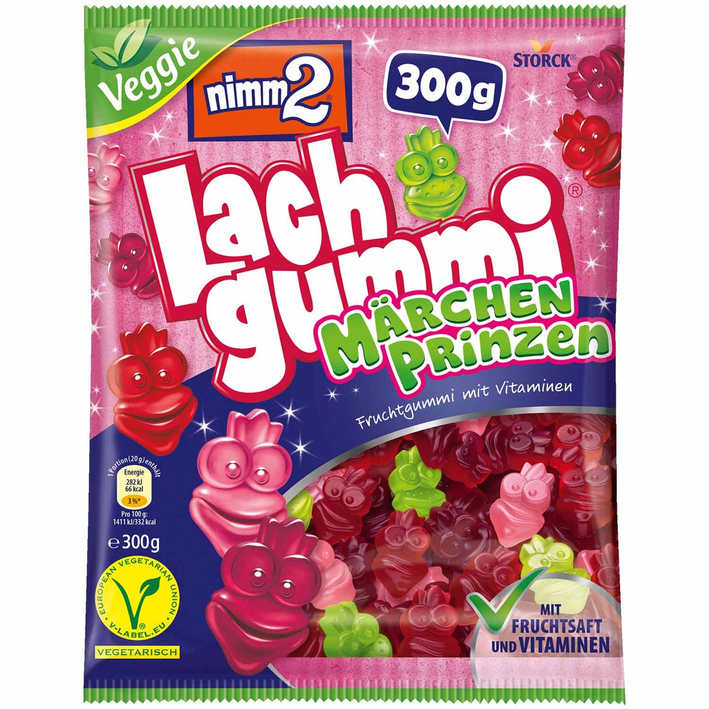 nimm2 Lachgummi Märchenprinzen 300g - Candyshop.ch