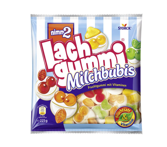 nimm2 Lachgummi Milchbubis 225g Fruchtgummi mit Schaumzucker - Candyshop.ch