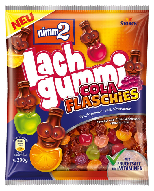 nimm2 Lachgummi Cola Flaschies 200g - Candyshop.ch