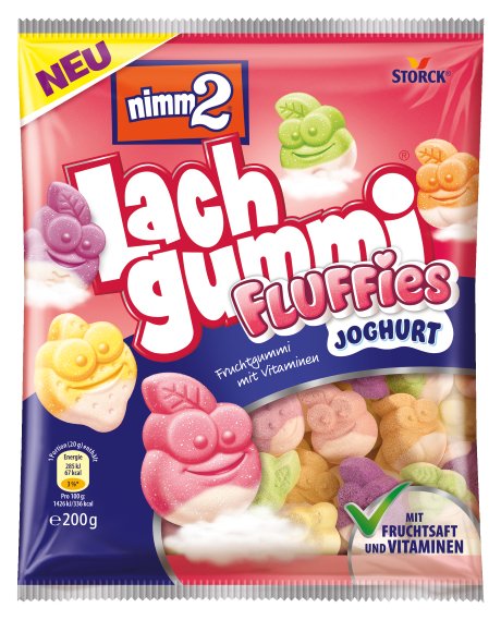 nimm2 Lachgummi Fluffies Joghurt 200g - Candyshop.ch