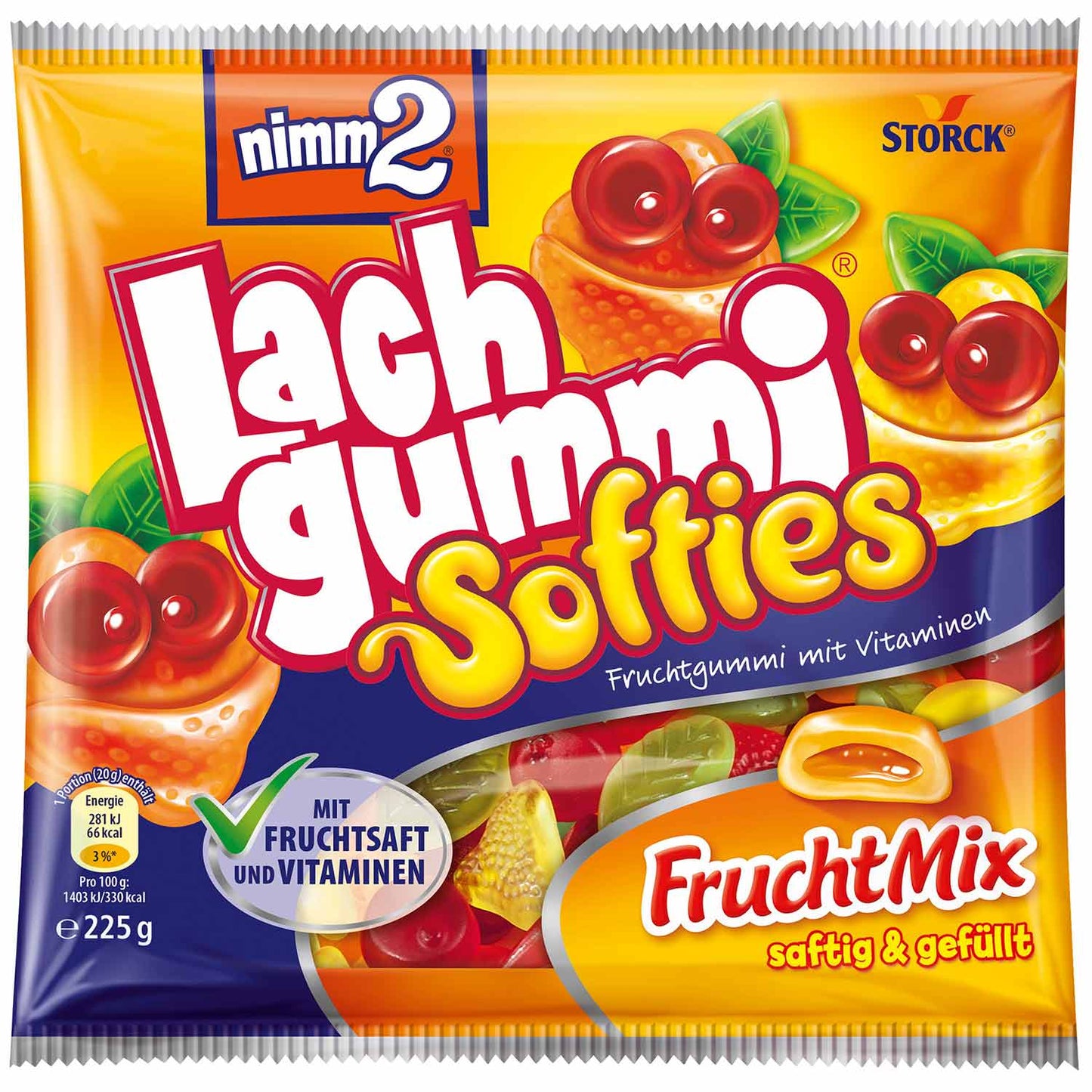 nimm2 Lachgummi Softies 225g - Candyshop.ch