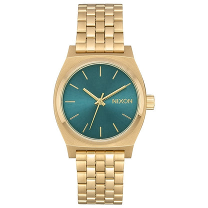 NIXON MEDIUM TIME TELLER A1130-2626 Only Time Armbanduhr 31 mm Gold