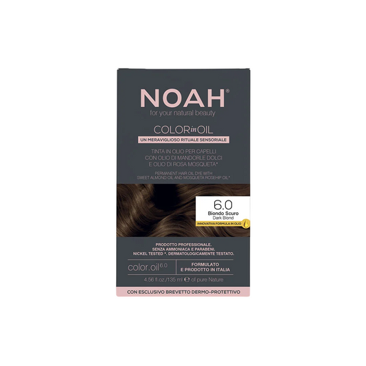 Noah Noah, Color In Oil, Permanentes Haarfärbeöl, Färbung, 6.0 Dark Blond, 135 ml Regular