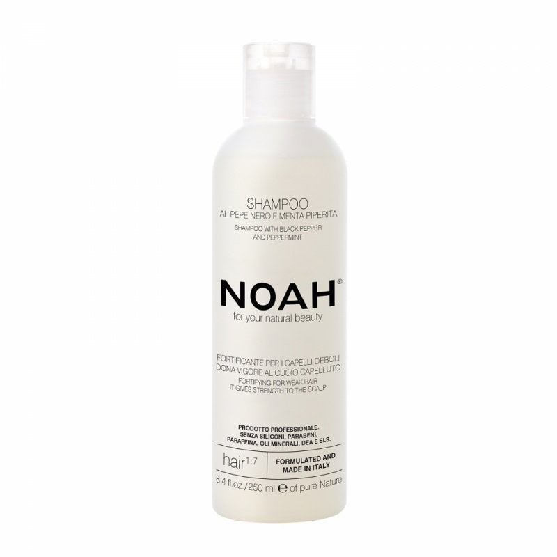 Noah Haarshampoo Noah, Natural, Black pepper, Hair Shampoo, Fortifying, 250 ml Regular