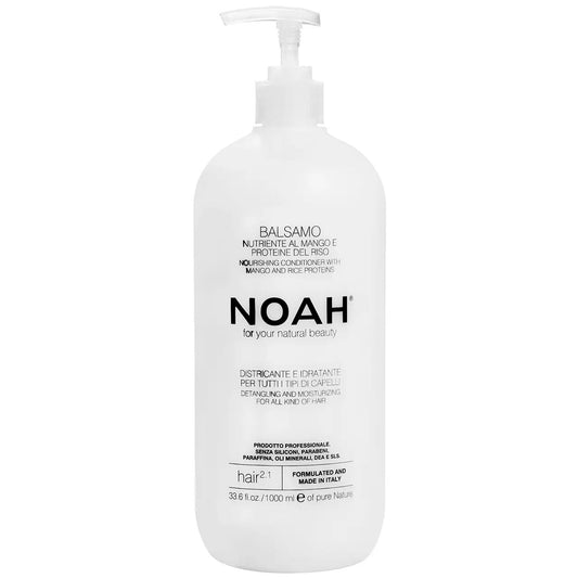 Noah Noah, Natural, Mango, Haarspülung, Nourishing & Hydrating, 1000 ml Regular