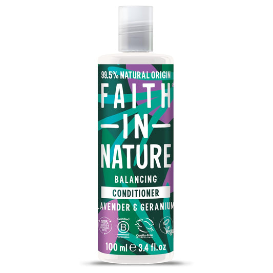 Faith In Nature Faith In Nature, Lavender & Geranium, Haarspülung, Ausbalancieren, 100 ml Regular
