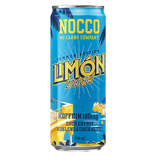 NOCCO BCAA Energy Drink Limon Del Sol 330ml - Candyshop.ch