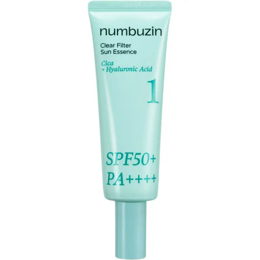 Numbuzin Numbuzin, No.1 Clear Filter Sun Essence, Befeuchtend und schützend, Sonnencreme, Für das Gesicht, SPF 50 PA++++, 50 