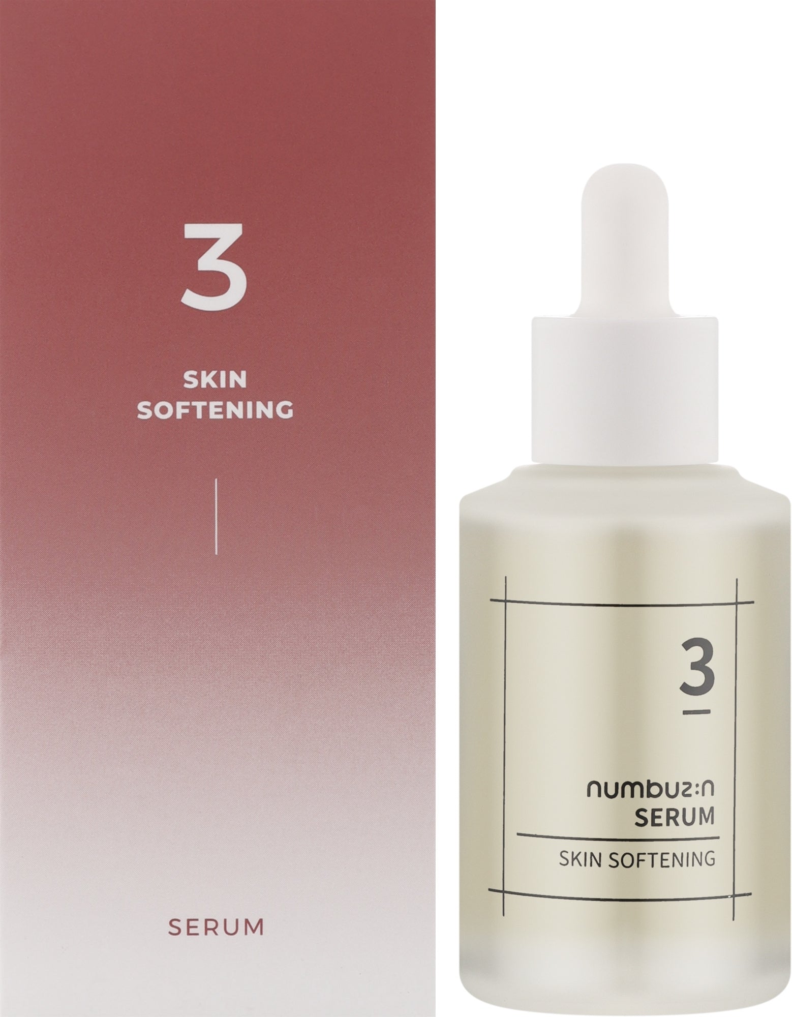 Numbuzin Numbuzin, No. 3 Skin Softening, Weichmachen, Serum, Für das Gesicht, 50 ml Regular