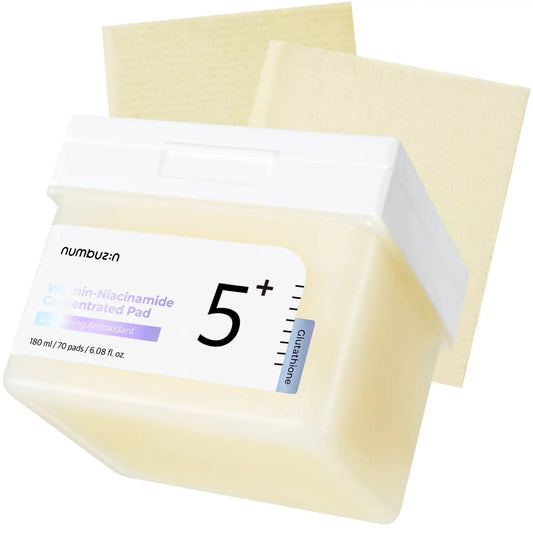 Numbuzin No.5 Vitamin-Niacinamide Reinigungspads – Sanfte Pflege & Antioxidantien für strahlende Haut