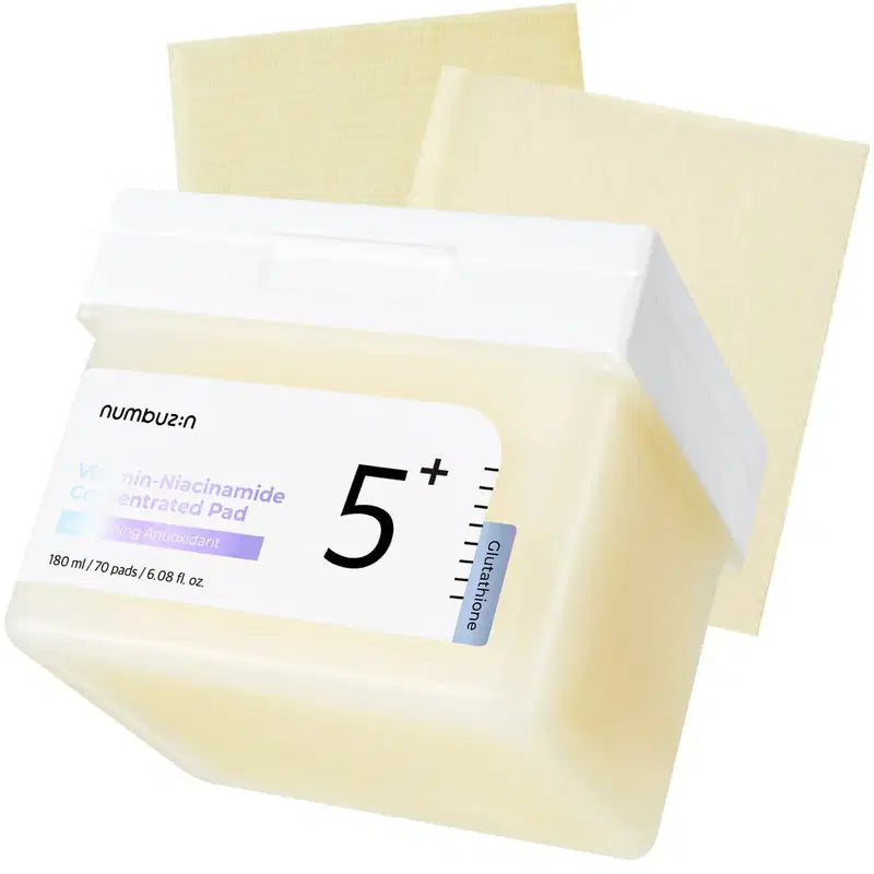 Numbuzin Numbuzin, No.5 Vitamin-Niacinamide Concentrated, Antioxidans, Reinigungspads Regular