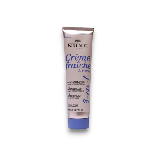 Nuxe Nuxe, Creme Fraiche de Beaute, Feuchtigkeitsspendend, Creme, Make-up-Entferner Milch & aufpolsternde Maske 3-in-1, 100 m