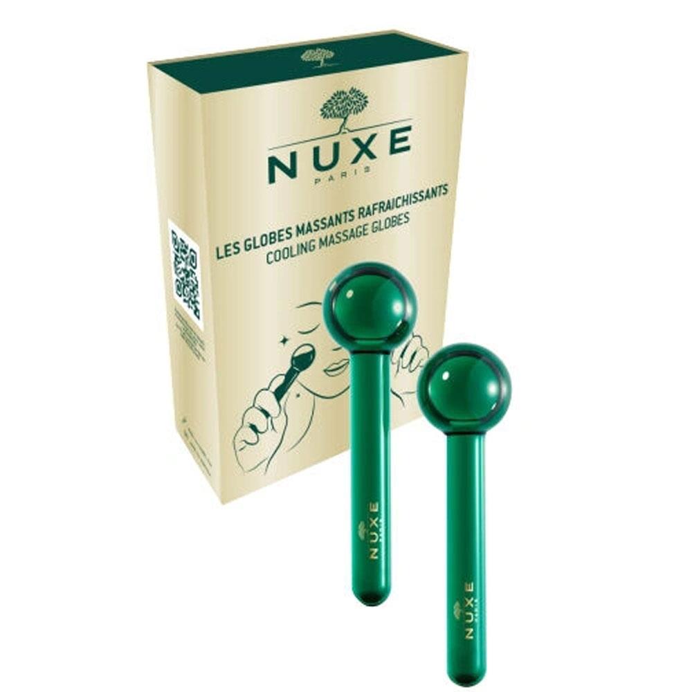Nuxe Ice Globes Grün – Kühlende Gesichtsmassagekugeln für strahlende Haut