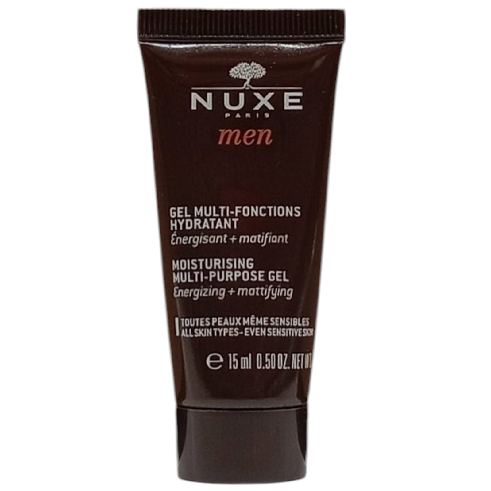 Nuxe Nuxe, Men, Feuchtigkeitsspendend, Gel, Für das Gesicht, 15 ml *Miniatur Miniature