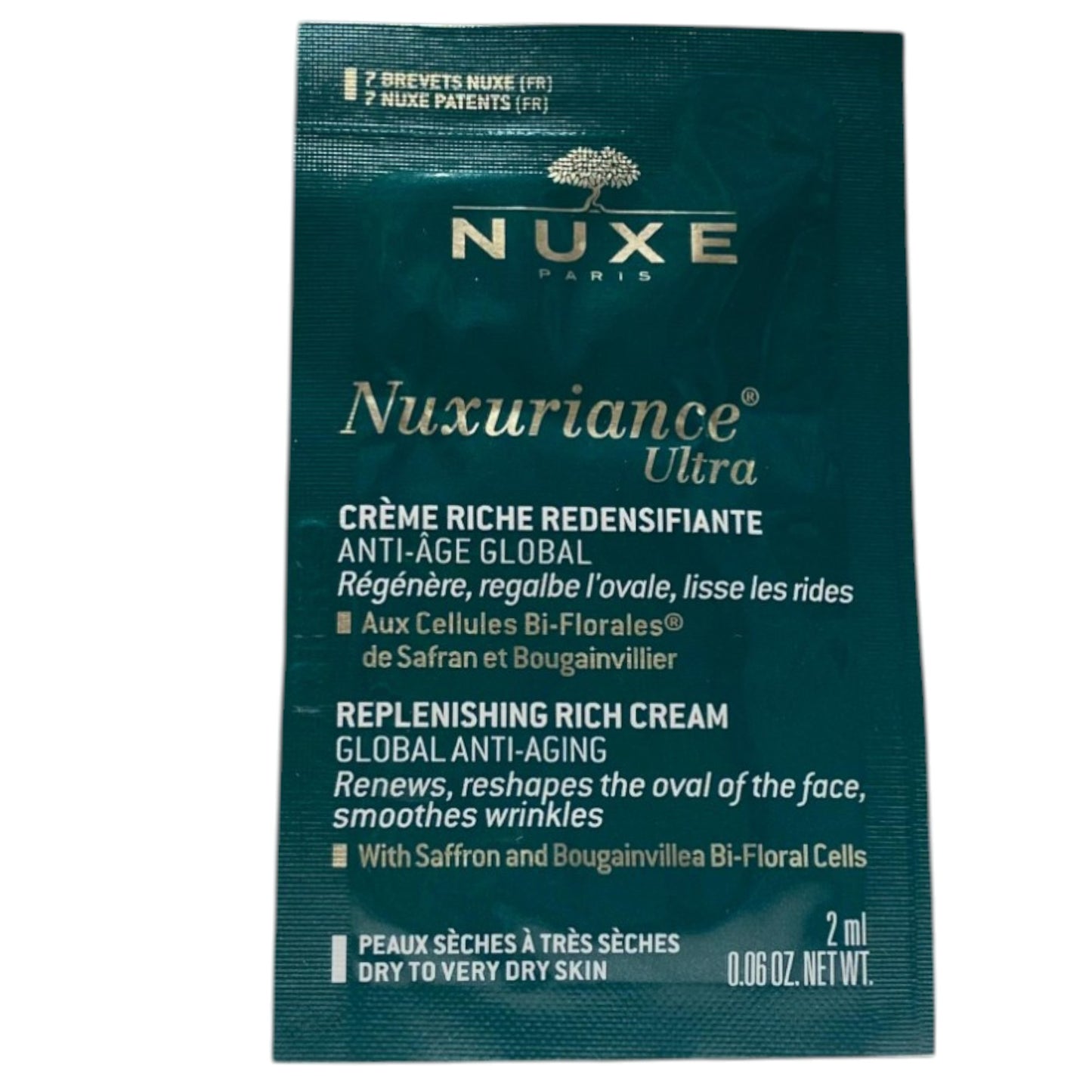 Nuxe, Nuxuriance Ultra, Vegan, Anti-Aging, Reichhaltige Creme, Für das Gesicht, 2 ml *Muster