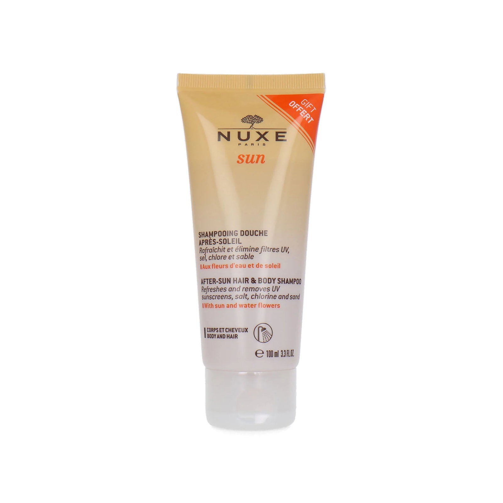 Nuxe Nuxe, Sun, After-Sun-Shampoo, Für Haar & Körper, 100 ml Regular