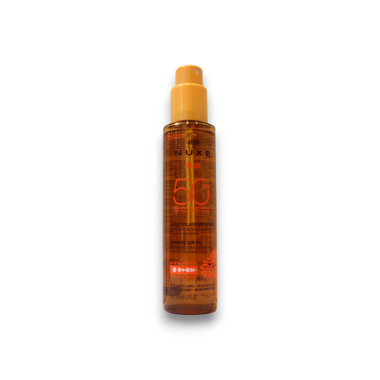Nuxe Sun Anti-Aging Bräunungsöl SPF 50 – Hochwirksamer Sonnenschutz & Pflege, 150 ml