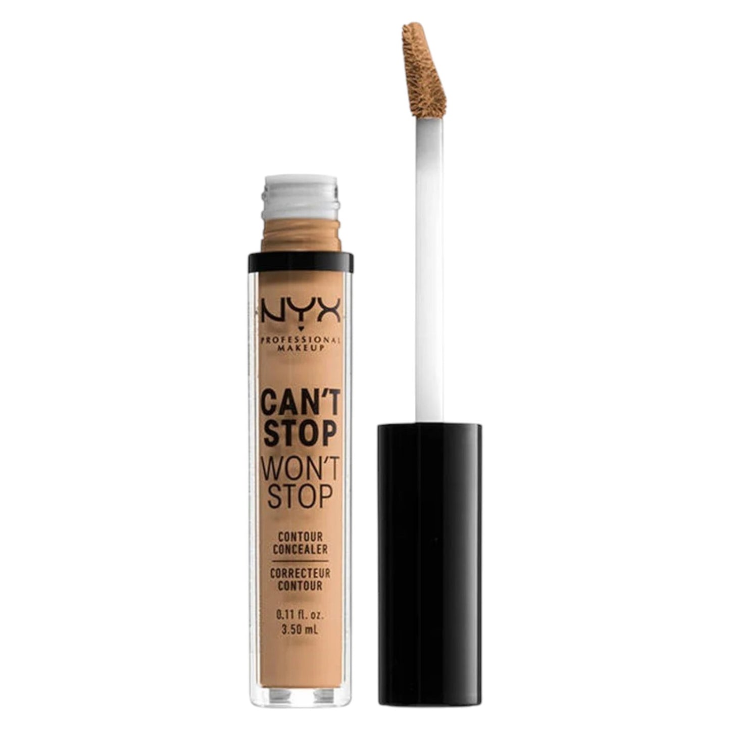 Nyx Nyx, Can't Stop Won't Stop, Tierversuchsfrei, Vollständige Abdeckung, Flüssig-Concealer, Sanftes Beige, Nein, 3.5 ml Regu