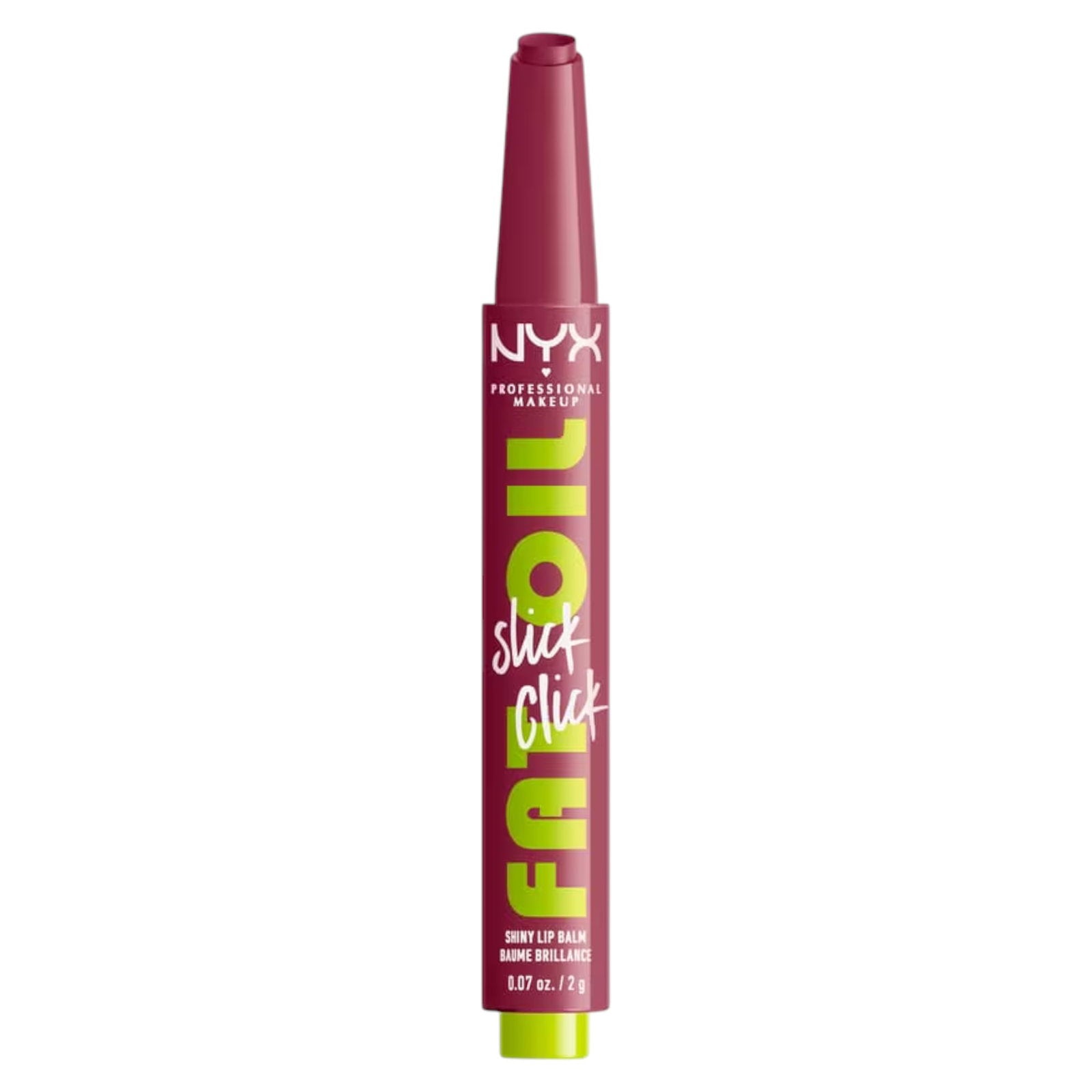 Nyx Nyx, Fat Oil Slick Click, Vegan, Glänzend, Lippenbalsam, 07, Schreib mir eine DM, 2 g Regular