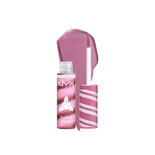 NYX NYX Butter Gloss Swirl 04 Holly Berry Swirl Lippen-Gloss 8 ml Kosmetik