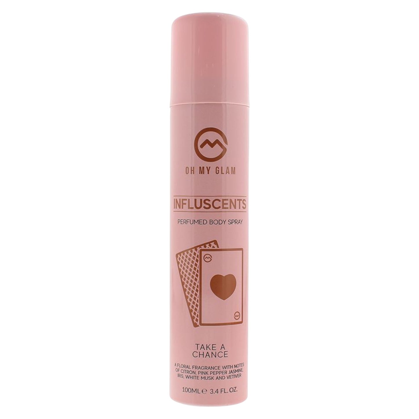 Oh My Glam Influscent Take A Chance Körperspray 100 ml – Weißer Moschus Duft für Sie