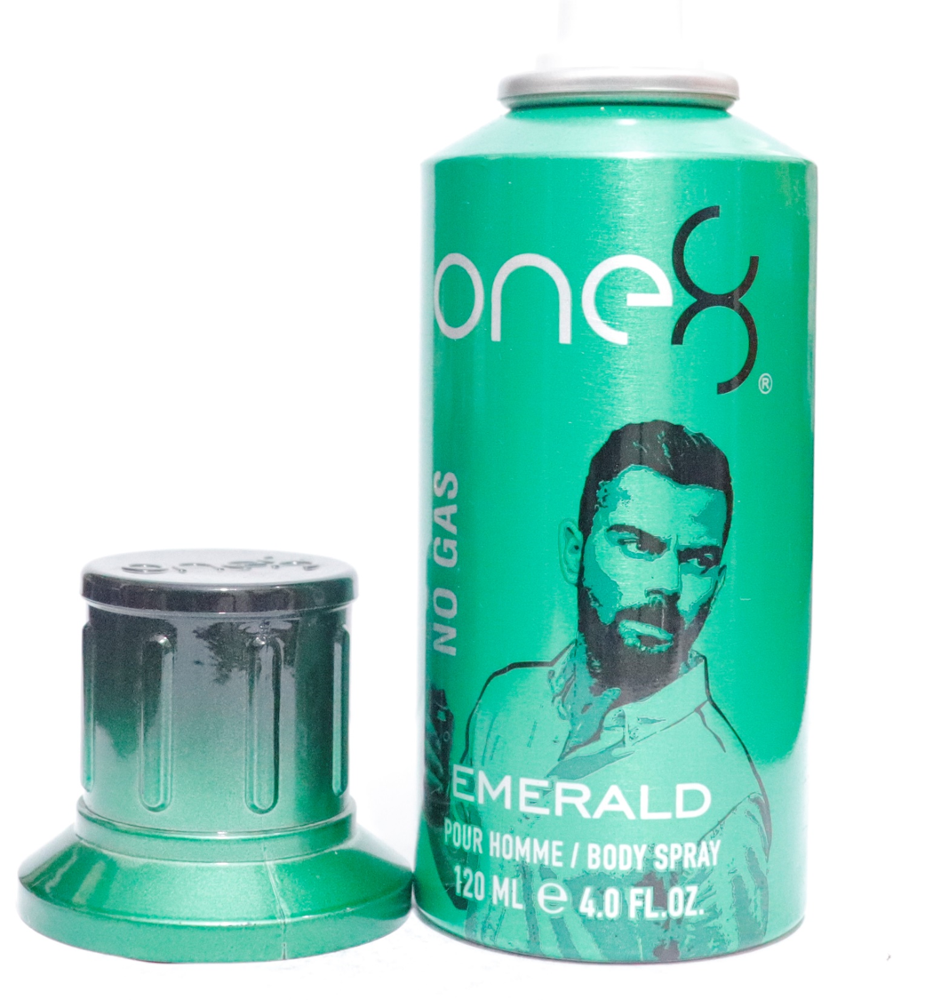 One 8 One 8, Emerald No Gas, Duftspray, Für Männer, 120 ml Regular