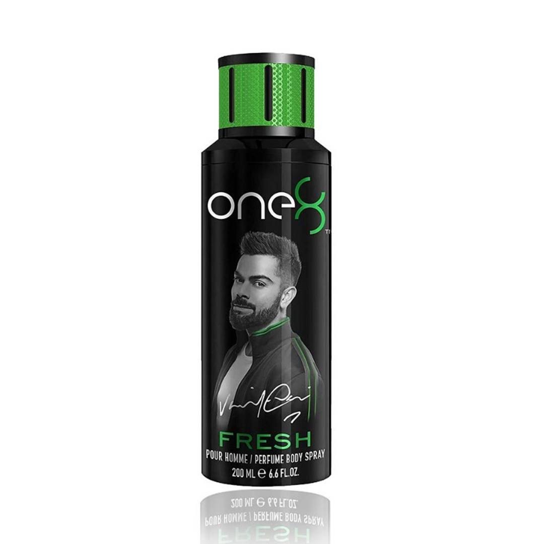One 8 One 8, Fresh, Duftspray, Für Männer, 200 ml Regular