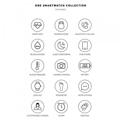 ONE SMARTWATCH OSW4191BL61L Armbanduhr ansicht-3