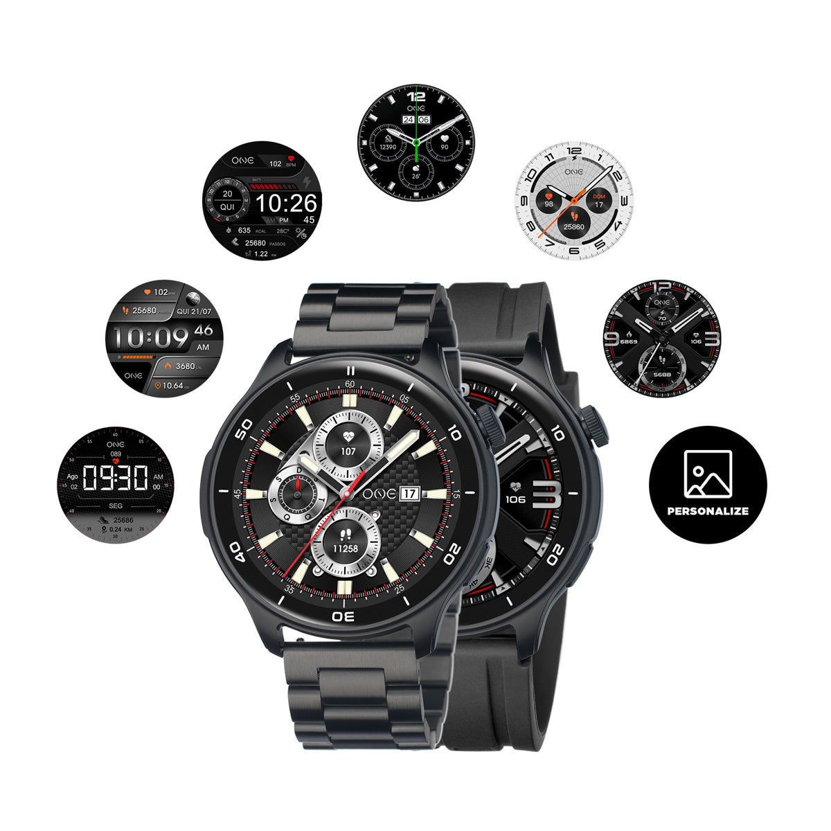ONE SMARTWATCH OSW9822BB51L Armbanduhr ansicht-3