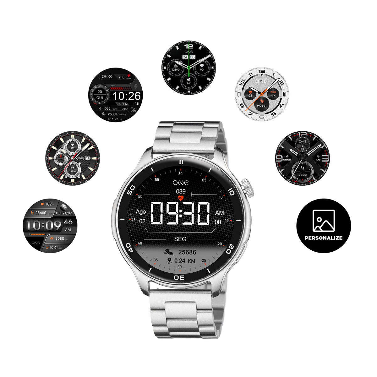 ONE SMARTWATCH OSW9822SL51L Armbanduhr ansicht-2
