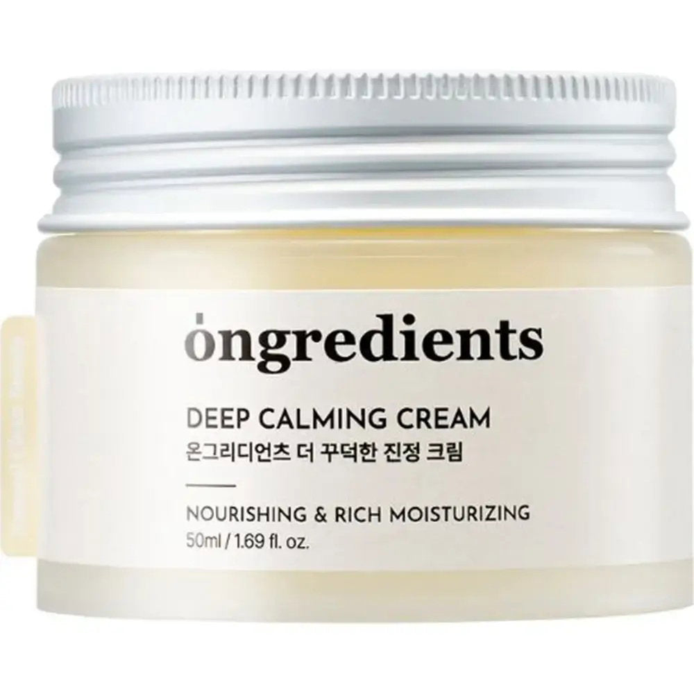Ongredients Ongredients, Deep Calming, Nährend und feuchtigkeitsspendend, Täglich, Reichhaltige Creme, Für das Gesicht, 50 ml