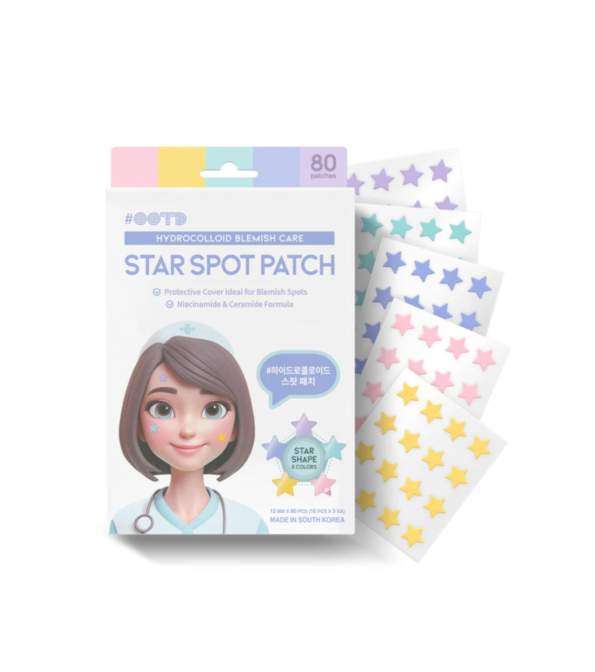#OOTD Star Anti-Blemish Local Treatment Patch For Face 80 Stück