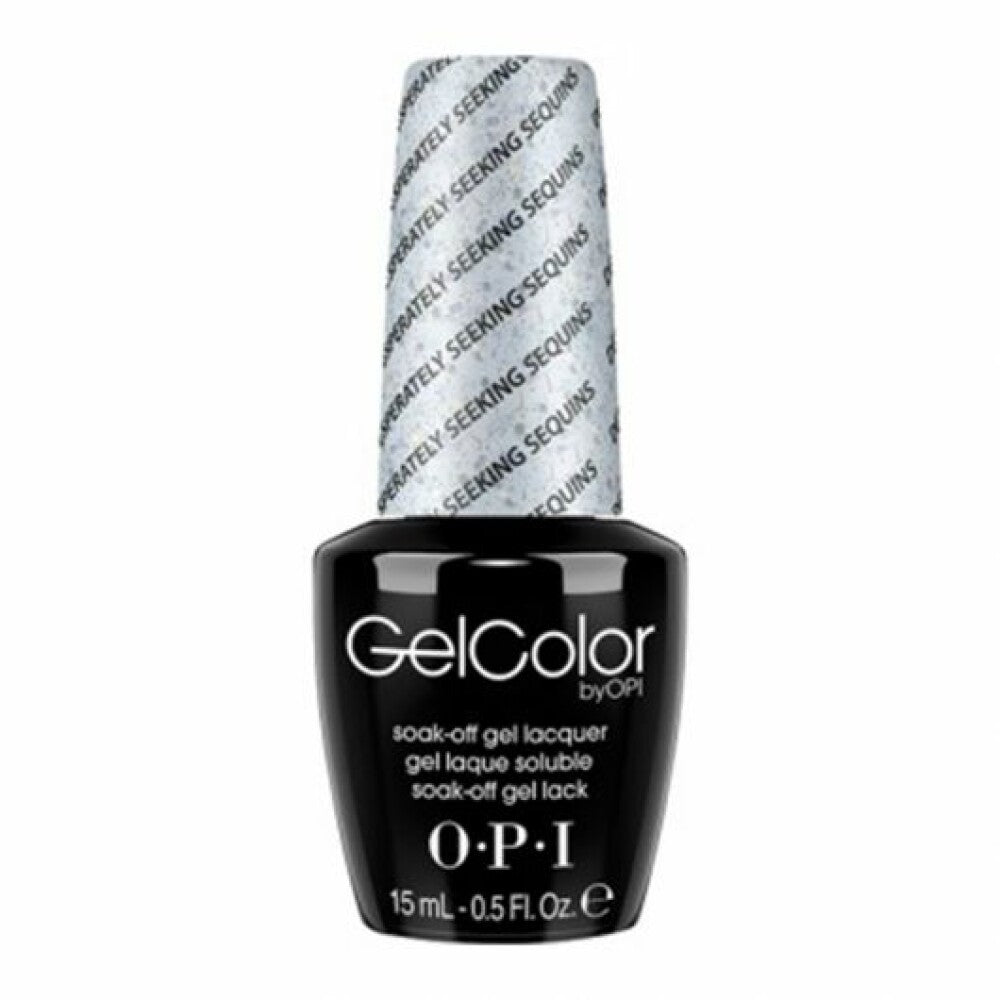 Opi Opi, Gel Color, Semi-permanenter Nagellack, Verzweifelt auf der Suche nach Pailletten, 15 ml Regular