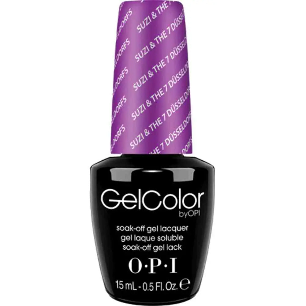 Opi Opi, Gel Color, Decklack, Semi-permanenter Nagellack, Suzi und die sieben Düsseldorfs, 15 ml *Tester