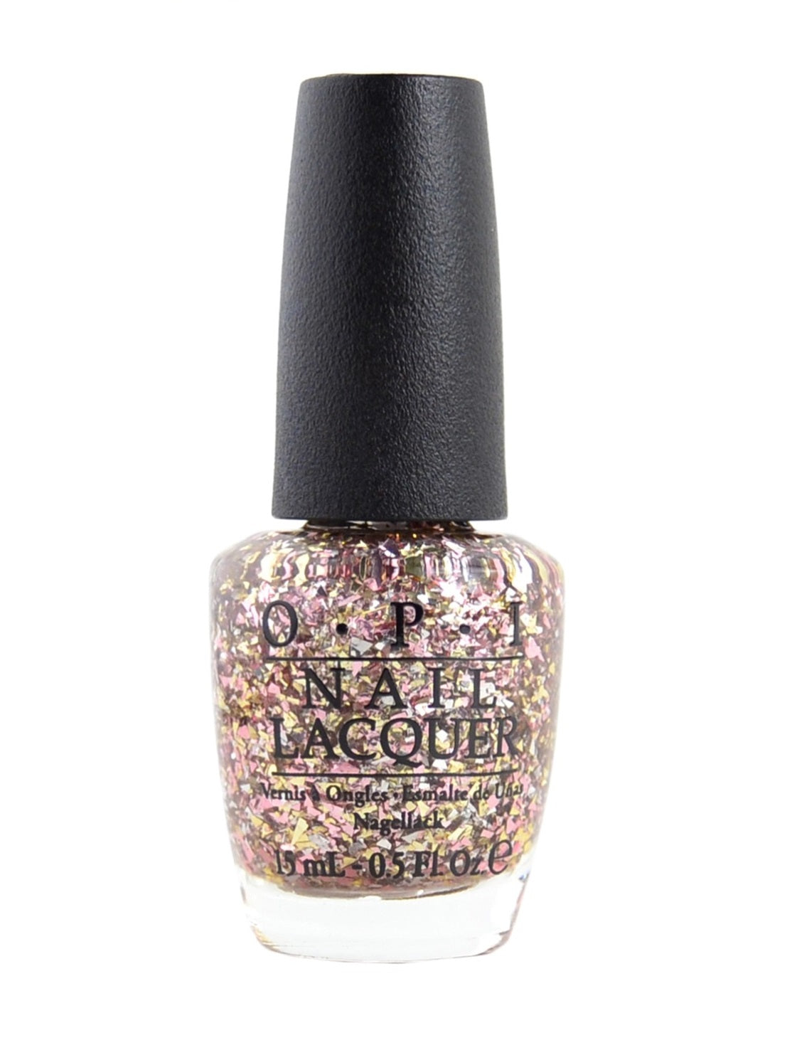 Opi Opi Nail Lacquer Nagellack NL M80 Schwung Gewinnen Rosa Gold Glitzer 15 ml