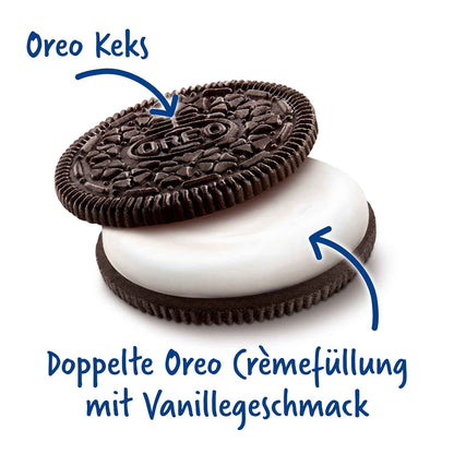 Oreo Double Creme 157g Doppelkekse aus Kakao-Gebäck mit Vanille Creme Füllung