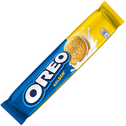 Oreo Golden 154g Kekse mit einer Cremefüllung mit Vanillegeschmack
