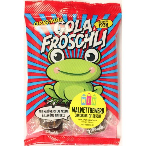 Original Cola Fröschli 140g 23 Stück im Beutel - Candyshop.ch