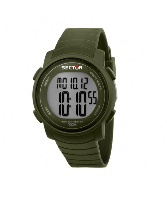 SECTOR No Limits Sector EX-31 Herren Digitaluhr Grün – Multifunktionsuhr 44 mm | R3251543002 – Produktansicht
