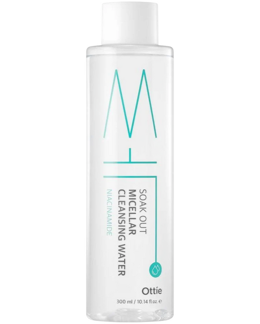 Ottie Ottie, Soak Out, Reinigung & Beruhigung, Mizellenwasser, Sensibel, 300 ml Regular