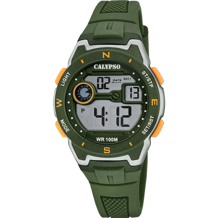 Calypso Digital Crush K5853/2 Kinder Digitaluhr – Grün 36 mm